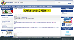 Desktop Screenshot of comune.aiellodelfriuli.ud.it