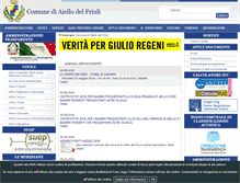 Tablet Screenshot of comune.aiellodelfriuli.ud.it